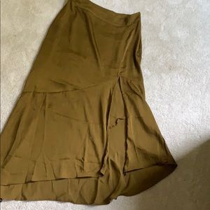 Free people silk skirt